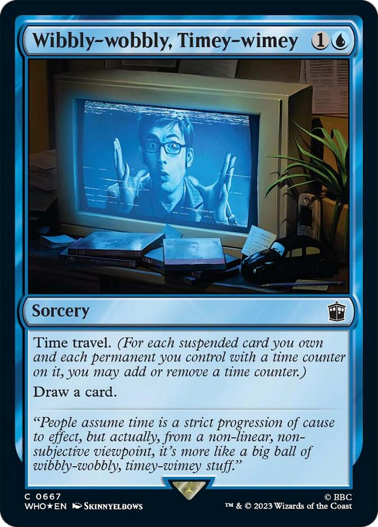 Wibbly-wobbly, Timey-wimey (Surge Foil) [Doctor Who] | Good Games Cannington