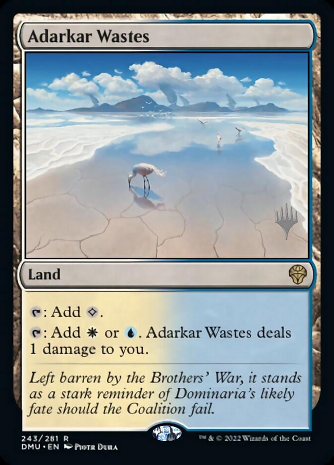 Adarkar Wastes (Promo Pack) [Dominaria United Promos] | Good Games Cannington