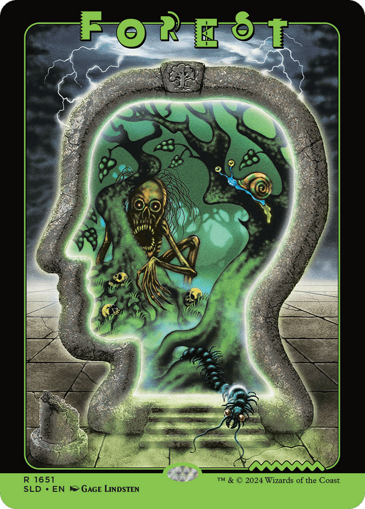 Forest (1651) (Rainbow Foil) [Secret Lair Drop Series] | Good Games Cannington