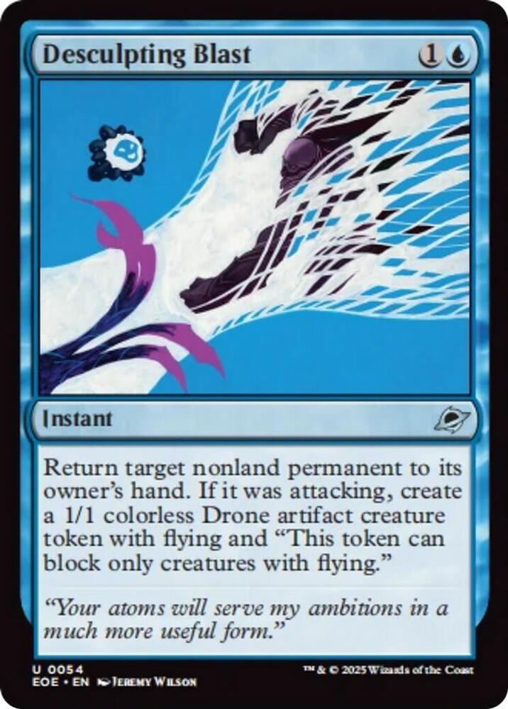Desculpting Blast 54 (Edge of Eternities)  - Foil | Good Games Cannington