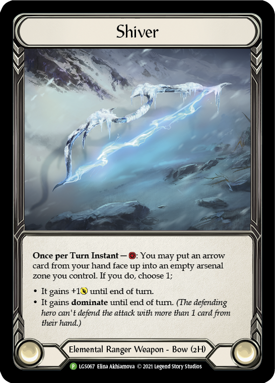 Shiver [LGS067] (Promo)  Cold Foil | Good Games Cannington