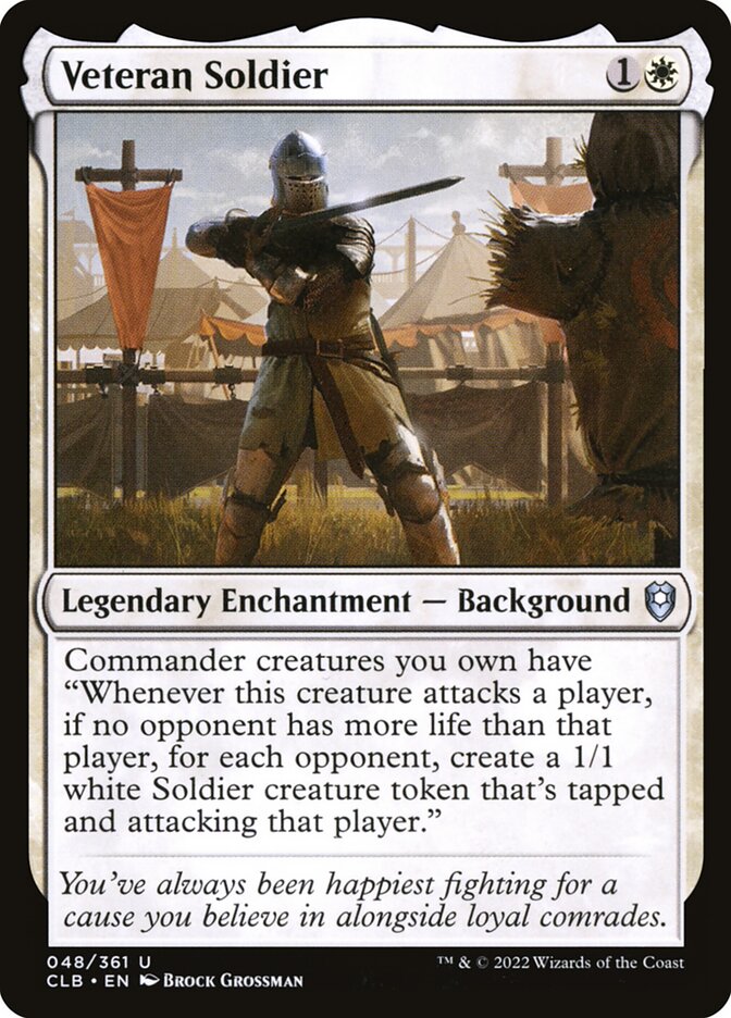Veteran Soldier 48 (Commander Legends: Battle for Baldur's Gate)  | Good Games Cannington