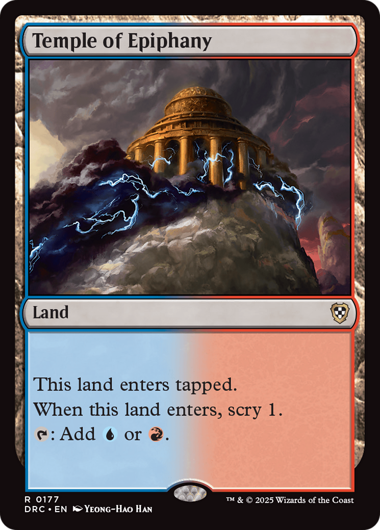 Temple of Epiphany [Aetherdrift Commander] | Good Games Cannington