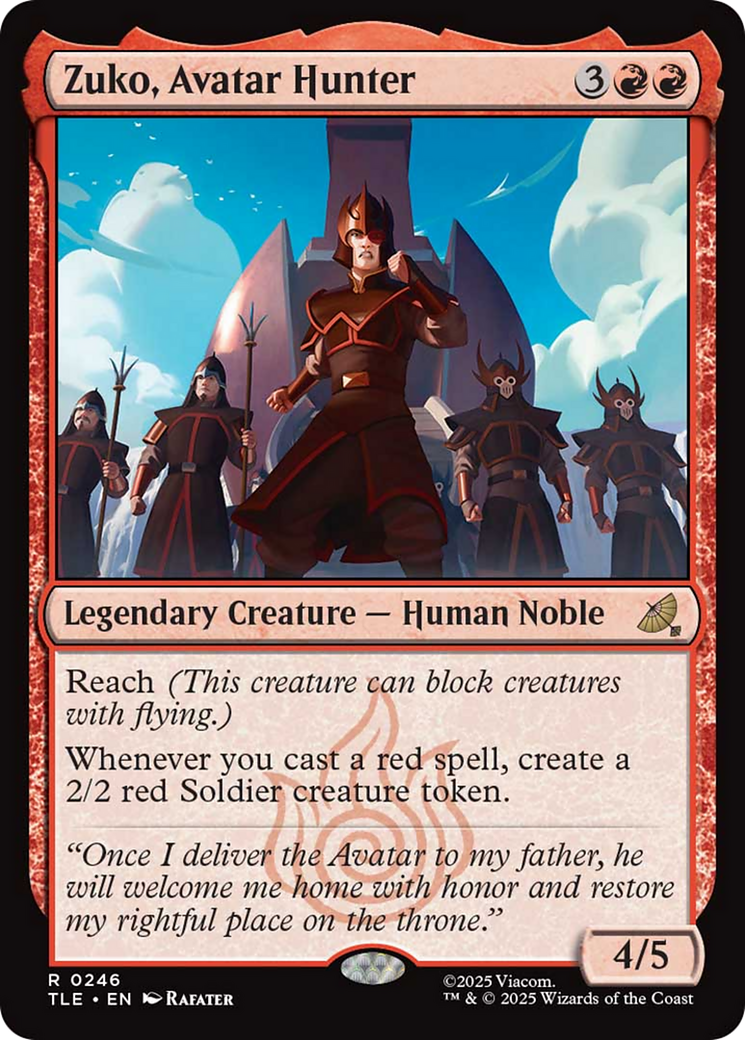 Zuko Tutorial Theme Card [Avatar: The Last Airbender: Eternal-Legal] | Good Games Cannington