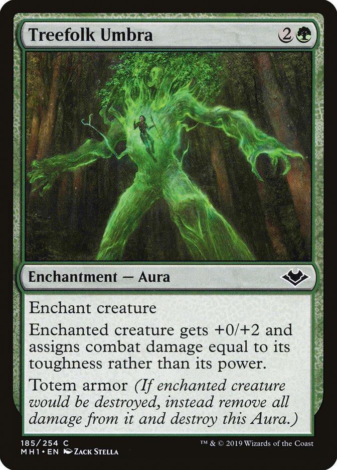 Treefolk Umbra [Modern Horizons] | Good Games Cannington