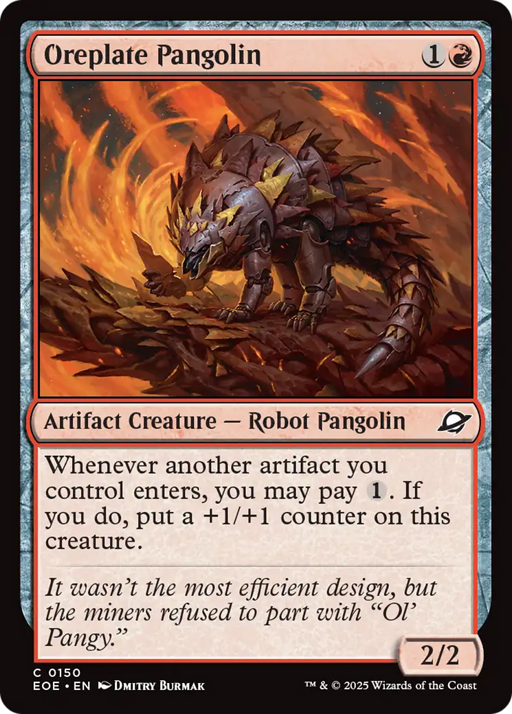Oreplate Pangolin [Edge of Eternities] | Good Games Cannington