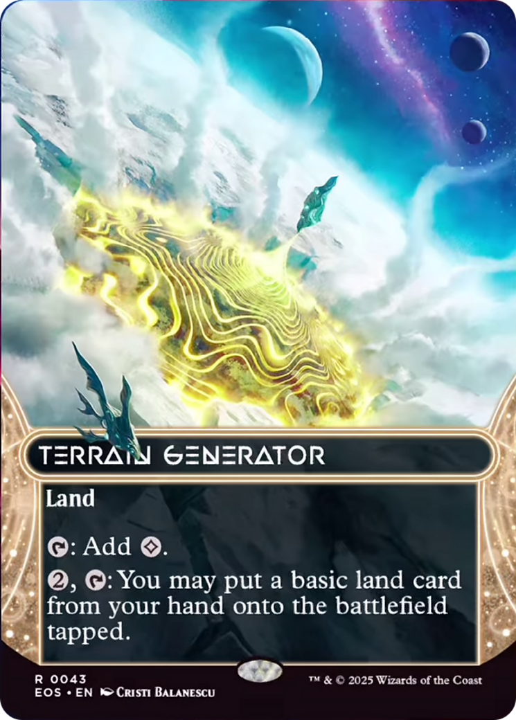 Terrain Generator (0043) (Borderless) [Edge of Eternities: Stellar Sights] | Good Games Cannington
