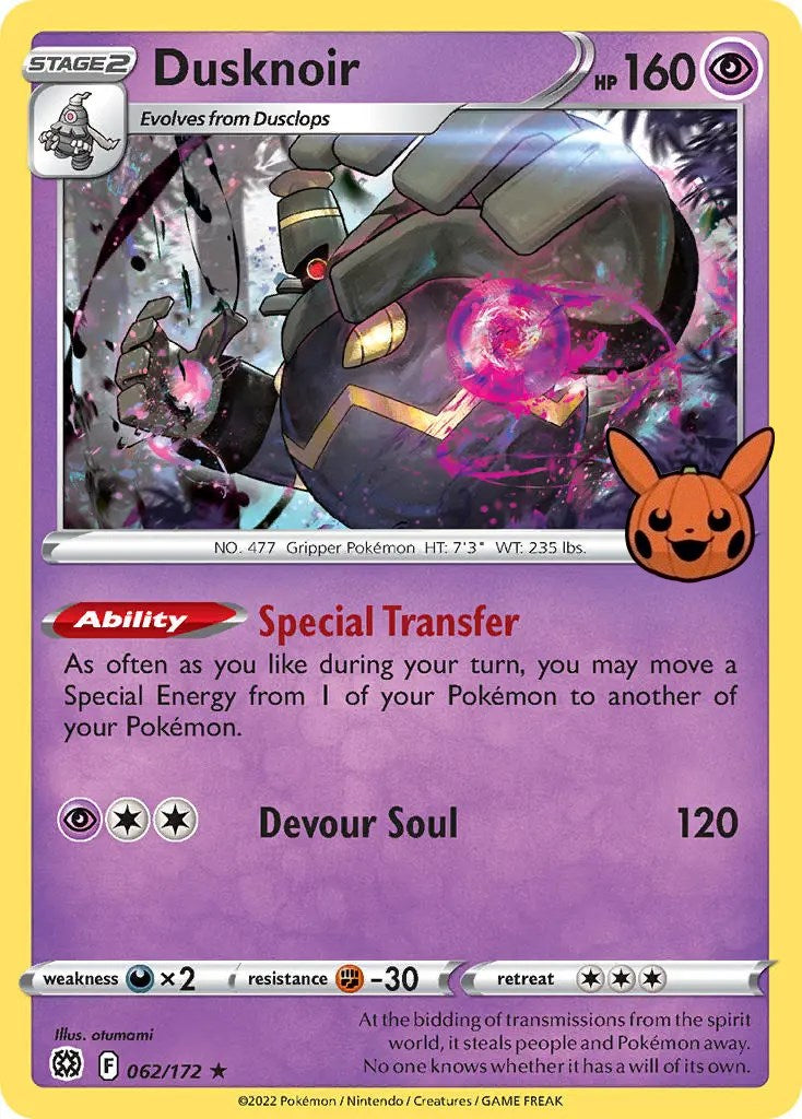 Dusknoir (062/172) [Trick or Trade] | Good Games Cannington