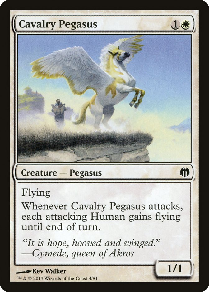 Cavalry Pegasus [Duel Decks: Heroes vs. Monsters] | Good Games Cannington
