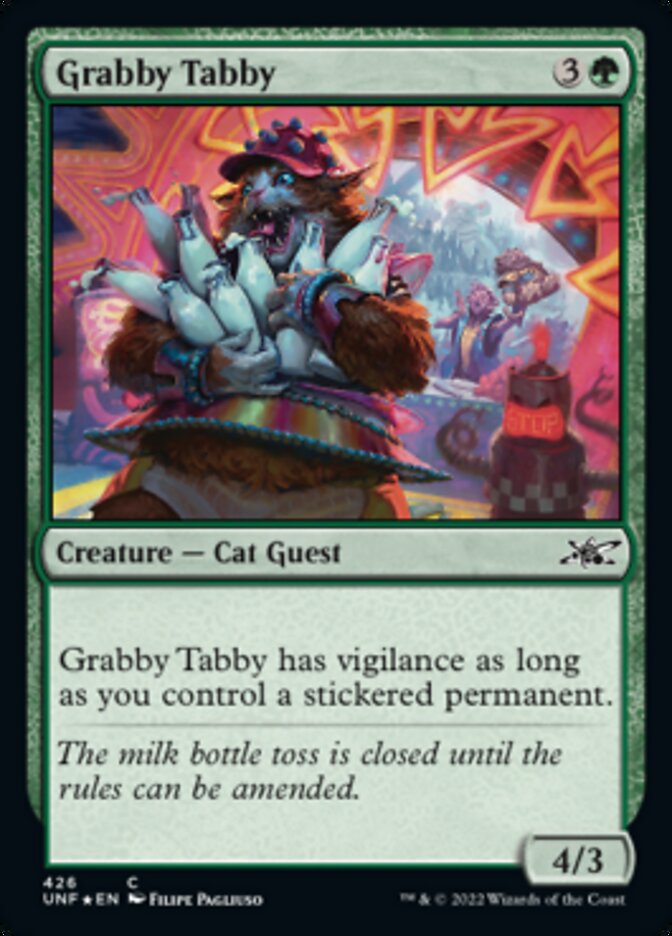 Grabby Tabby (Galaxy Foil) [Unfinity] | Good Games Cannington