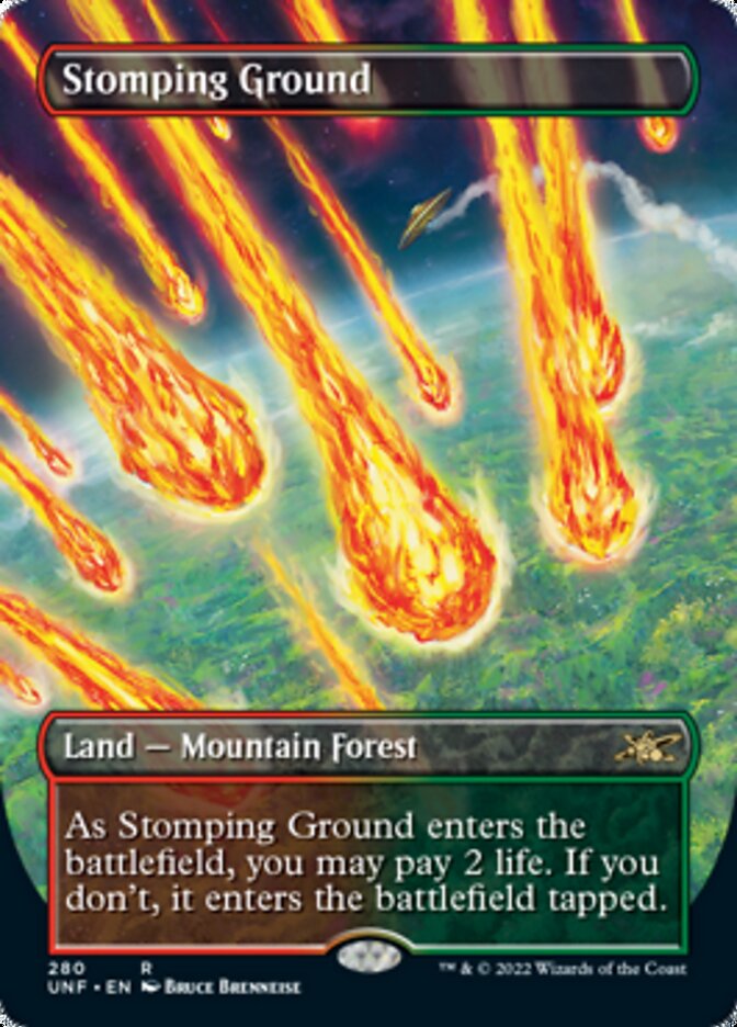 Stomping Ground (Borderless) [Unfinity] | Good Games Cannington
