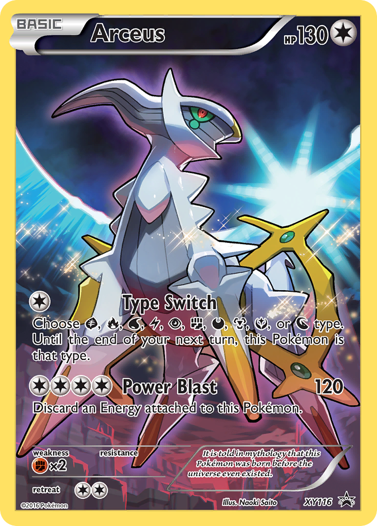 Arceus (XY116) [XY: Black Star Promos] | Good Games Cannington