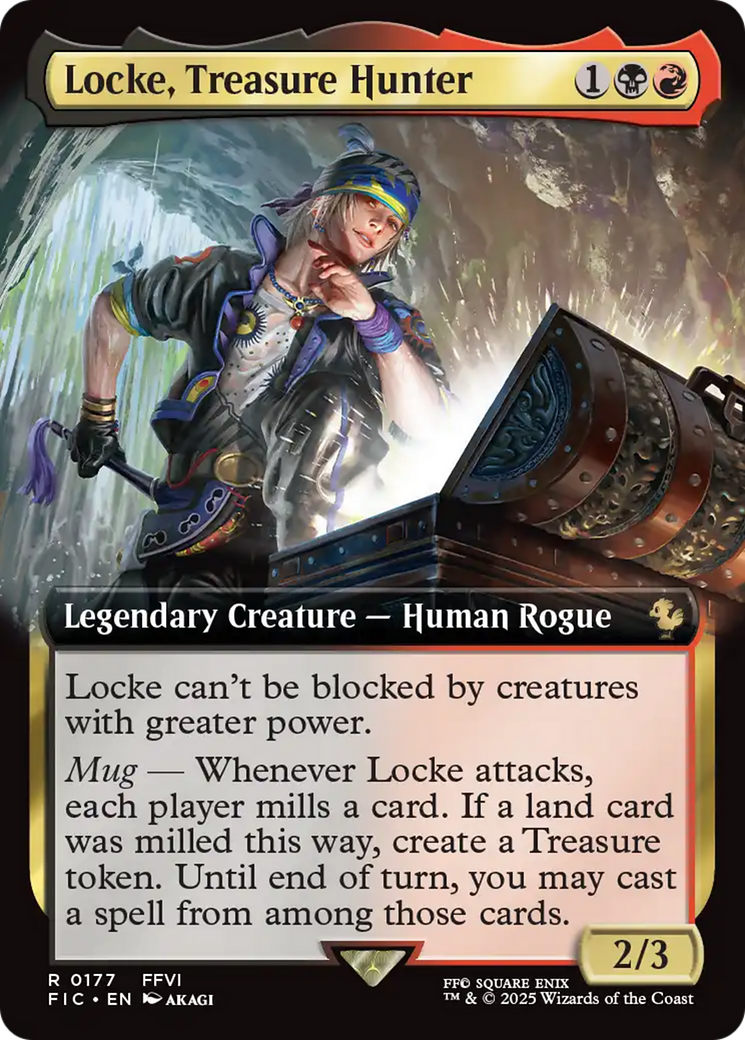 Locke, Treasure Hunter (Extended Art) [FINAL FANTASY Commander] | Good Games Cannington