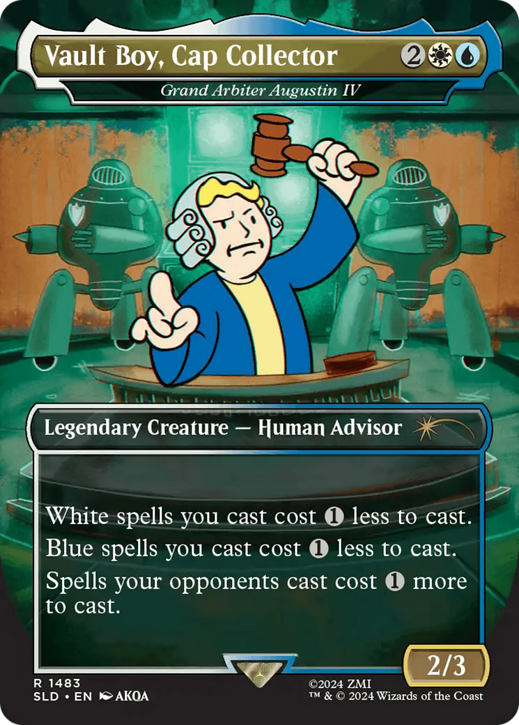 Vault Boy, Cap Collector - Grand Arbiter Augustin IV [Secret Lair Drop Series] | Good Games Cannington