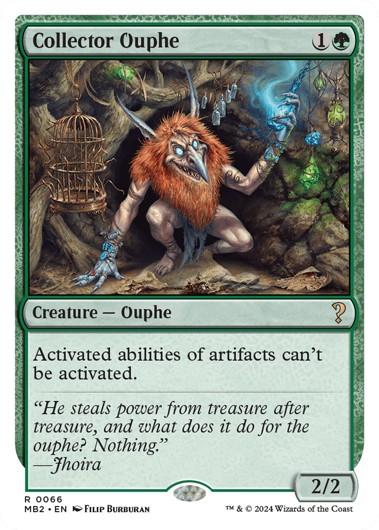 Collector Ouphe (White Border) [Mystery Booster 2] | Good Games Cannington