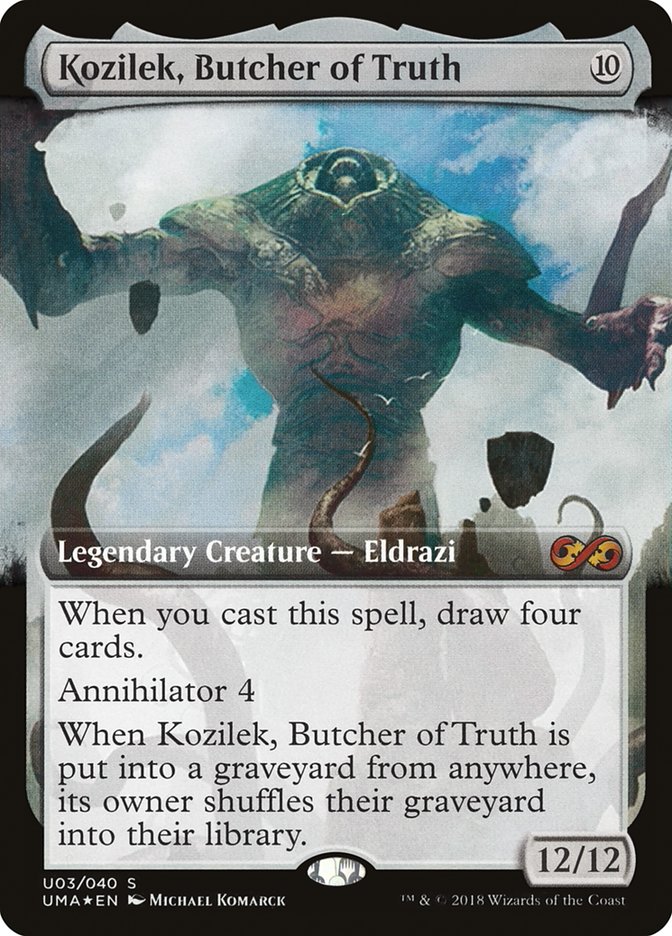 Kozilek, Butcher of Truth (Topper) [Ultimate Masters Box Topper] | Good Games Cannington