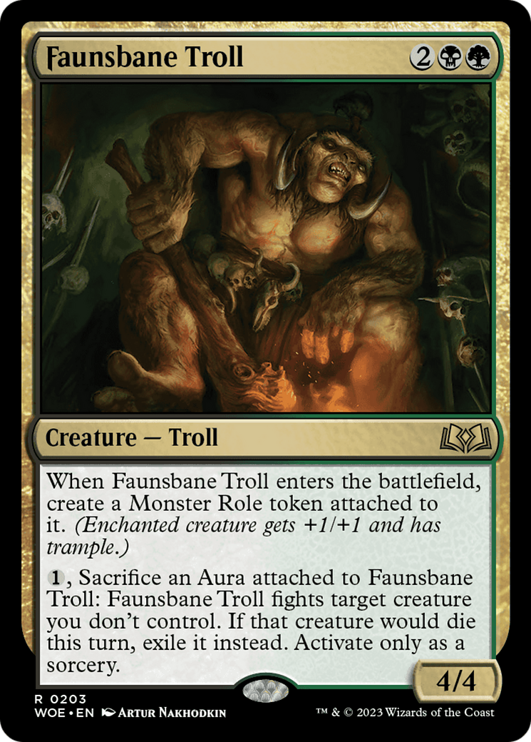 Faunsbane Troll [Wilds of Eldraine] | Good Games Cannington
