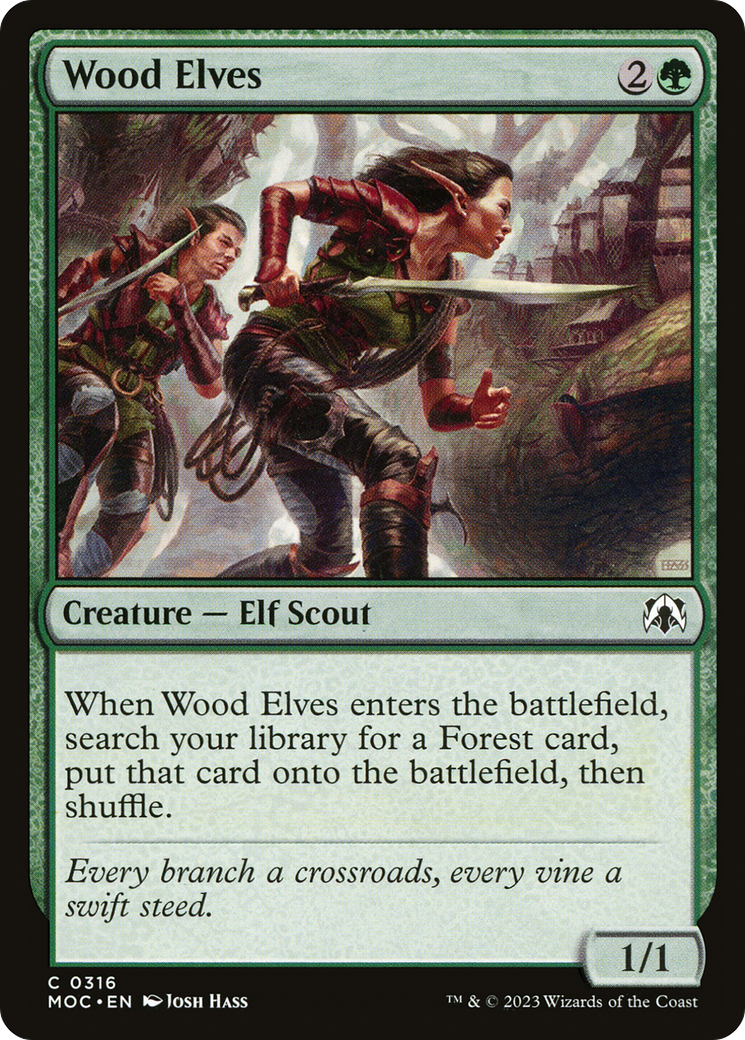 Wood Elves [March of the Machine Commander] | Good Games Cannington