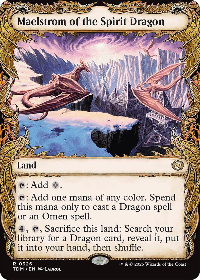 Maelstrom of the Spirit Dragon 326/291 (Tarkir: Dragonstorm)  - Showcase Foil | Good Games Cannington