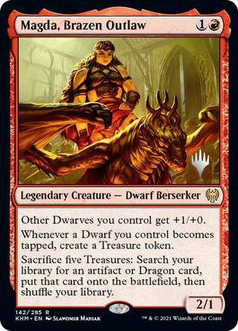 Magda, Brazen Outlaw (Promo Pack) [Kaldheim Promos] | Good Games Cannington