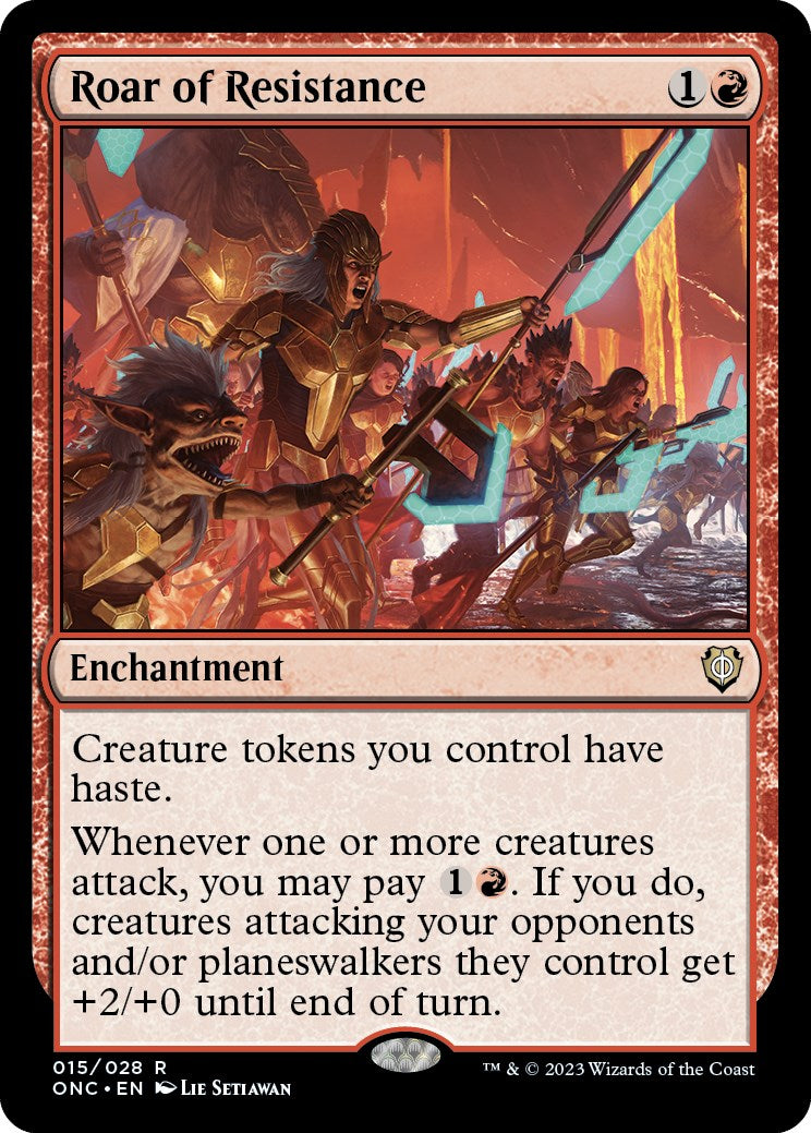 Roar of Resistance [Phyrexia: All Will Be One Commander] | Good Games Cannington