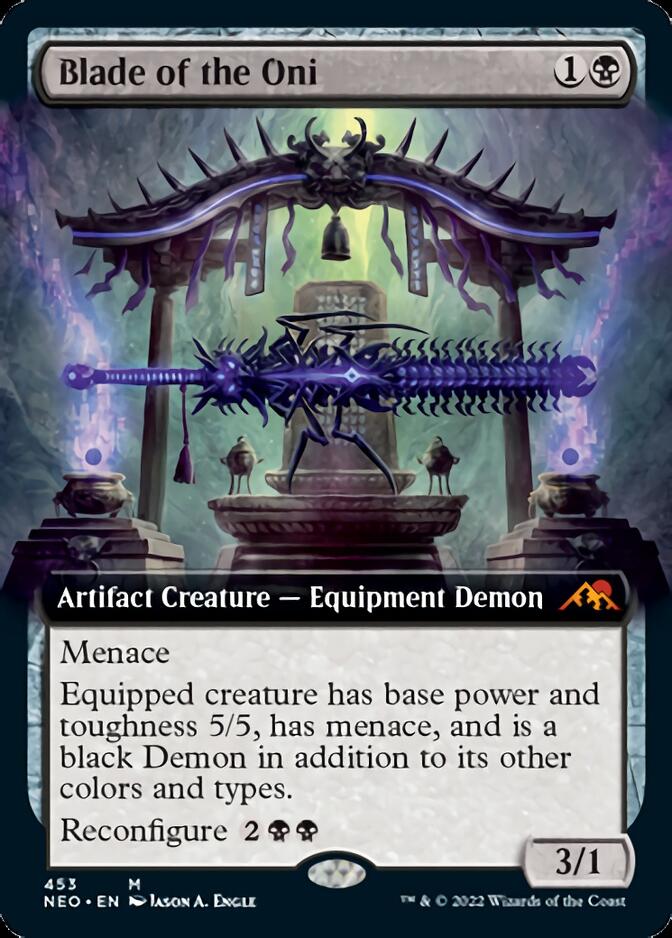 Blade of the Oni (Extended Art) [Kamigawa: Neon Dynasty] | Good Games Cannington