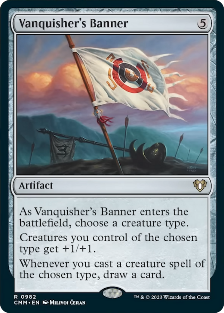 Vanquisher's Banner [Commander Masters] | Good Games Cannington
