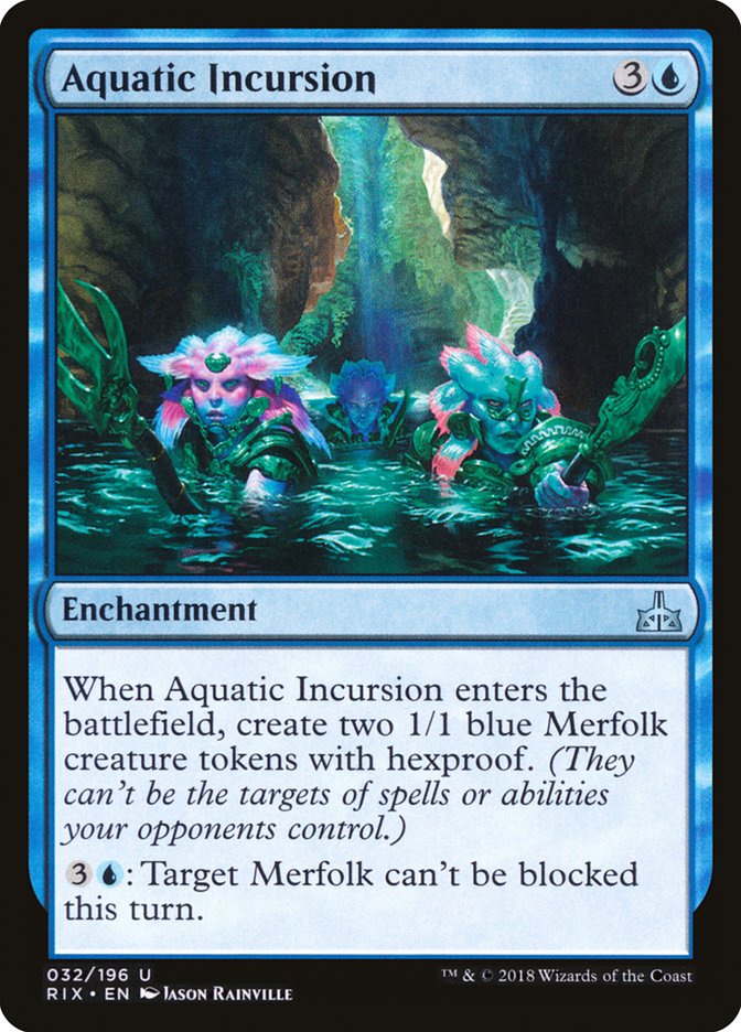 Aquatic Incursion 32/196 (Rivals of Ixalan)  | Good Games Cannington