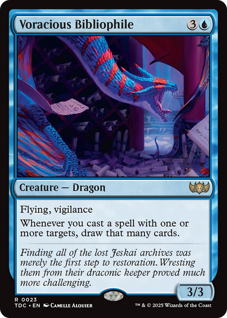 Voracious Bibliophile [Tarkir: Dragonstorm Commander] | Good Games Cannington