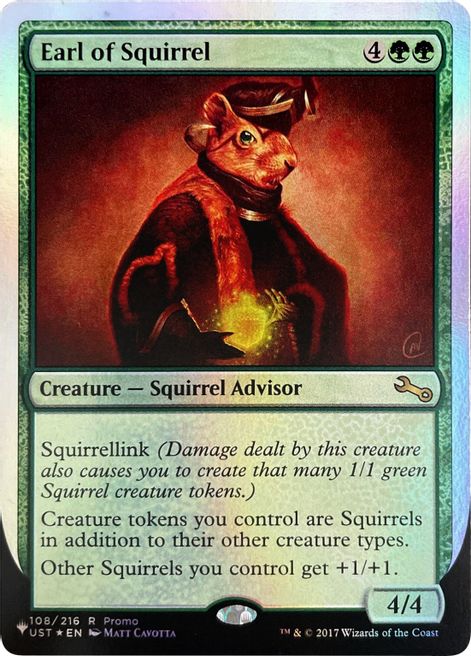 Earl of Squirrel (Unfinity Foil Edition) [The List] | Good Games Cannington