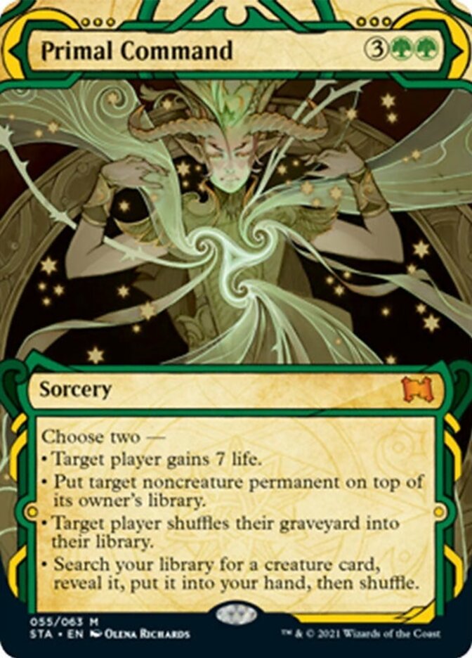Primal Command (Foil Etched) [Strixhaven: School of Mages Mystical Archive] | Good Games Cannington