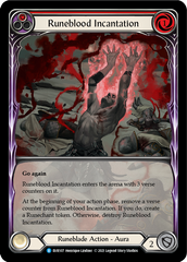 Runeblood Incantation (Red) [EVR107] (Everfest)  1st Edition Extended Art Rainbow Foil | Good Games Cannington