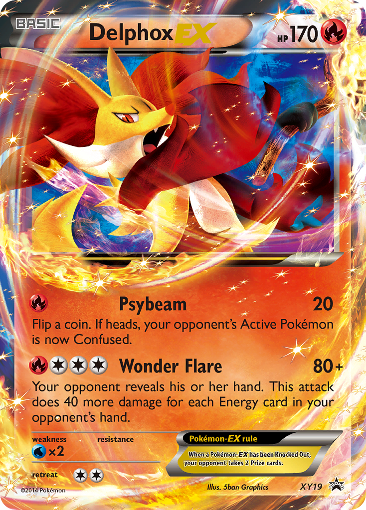 Delphox EX (XY19) [XY: Black Star Promos] | Good Games Cannington
