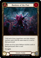 Burdens of the Past [OUT187] (Outsiders)  Rainbow Foil | Good Games Cannington