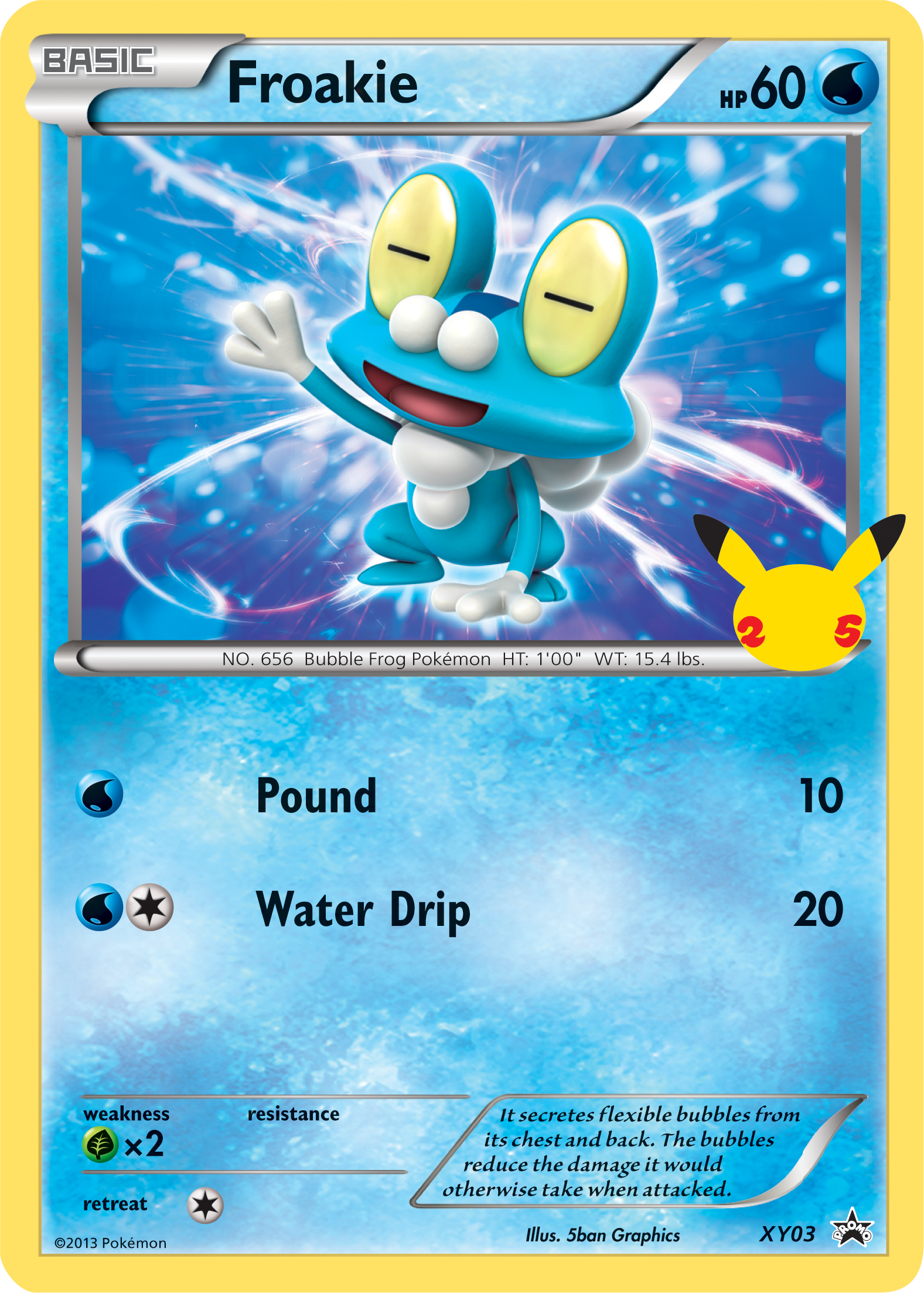 Froakie (XY03) (Jumbo Card) [First Partner Pack] | Good Games Cannington