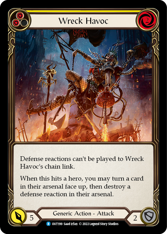 Wreck Havoc (Yellow) [OUT199] (Outsiders) | Good Games Cannington