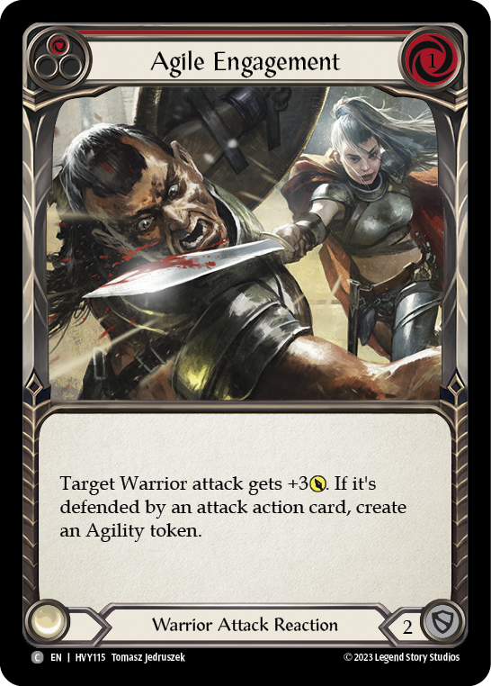 Agile Engagement (Red) [HVY115] (Heavy Hitters)  Rainbow Foil | Good Games Cannington