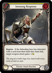 Ironsong Response (Yellow) [U-WTR133] (Welcome to Rathe Unlimited)  Unlimited Rainbow Foil | Good Games Cannington