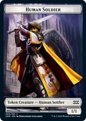 Human Soldier // Tuktuk the Returned Double-Sided Token [Double Masters Tokens] | Good Games Cannington