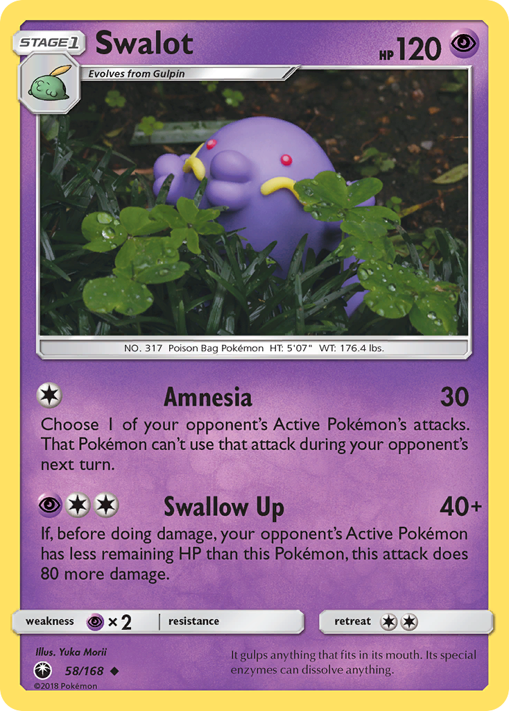 Swalot (58/168) [Sun & Moon: Celestial Storm] | Good Games Cannington