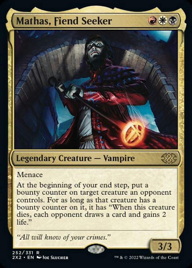 Mathas, Fiend Seeker [Double Masters 2022] | Good Games Cannington