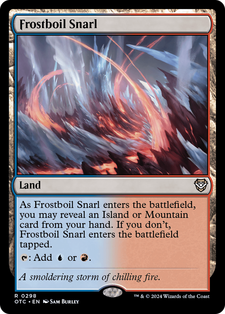 Frostboil Snarl [Outlaws of Thunder Junction Commander] | Good Games Cannington