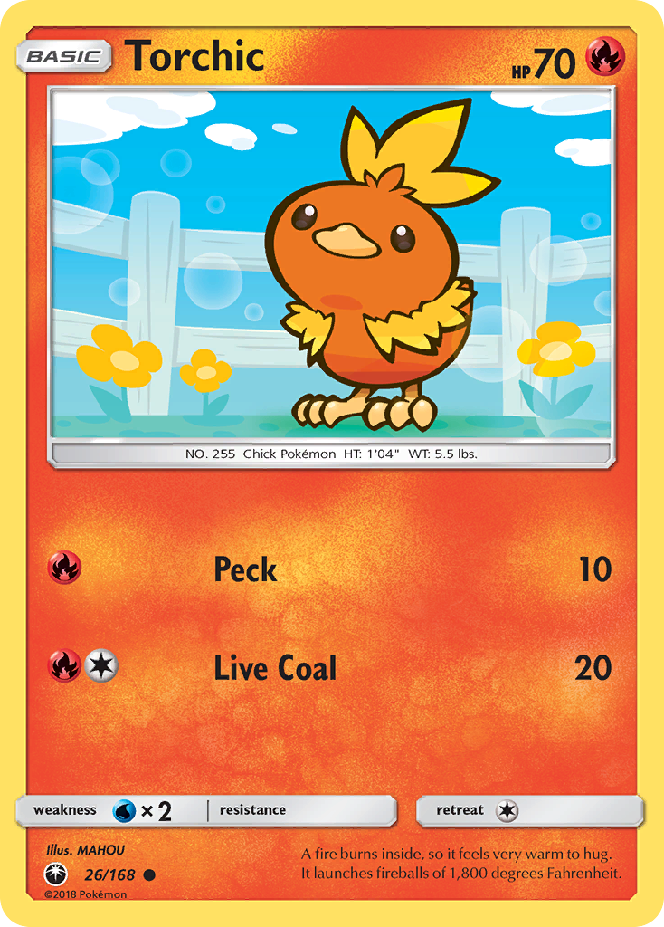 Torchic (26/168) [Sun & Moon: Celestial Storm] | Good Games Cannington