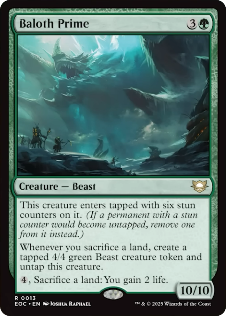 Baloth Prime [Edge of Eternities Commander] | Good Games Cannington