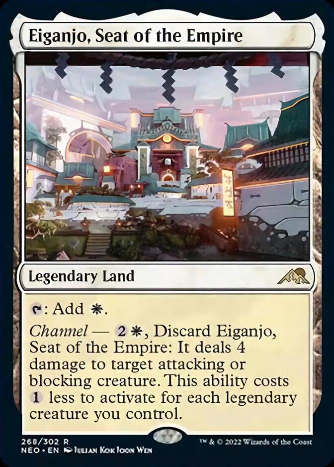 Eiganjo, Seat of the Empire [Kamigawa: Neon Dynasty] | Good Games Cannington
