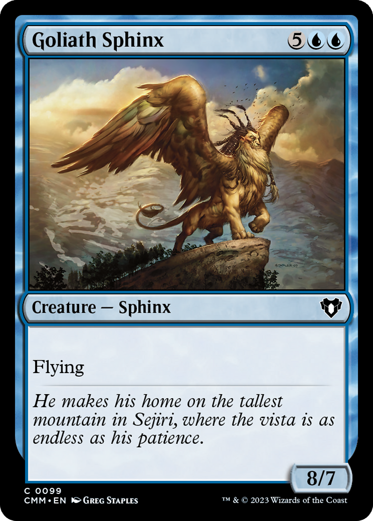 Goliath Sphinx [Commander Masters] | Good Games Cannington