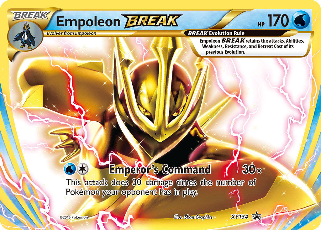 Empoleon BREAK (XY134) [XY: Black Star Promos] | Good Games Cannington