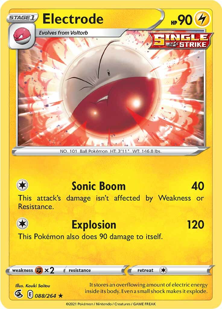 Electrode (088/264) [Sword & Shield: Fusion Strike] | Good Games Cannington