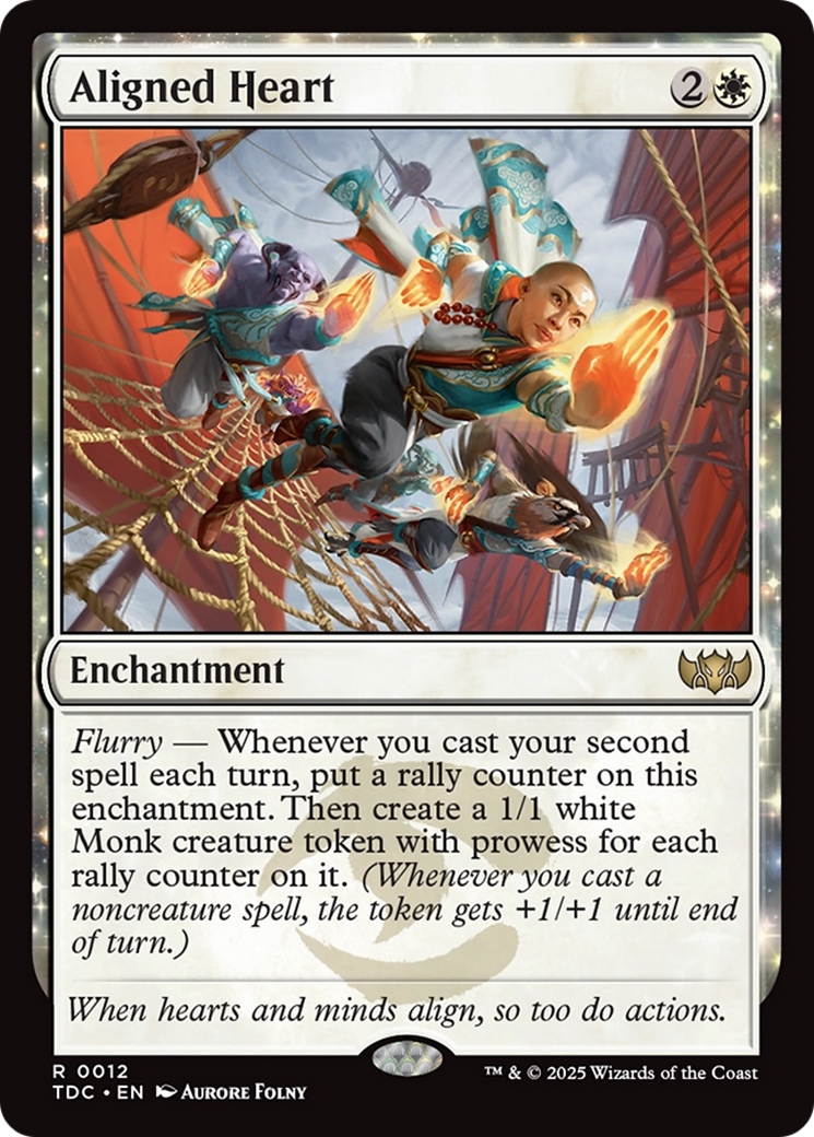 Aligned Heart [Tarkir: Dragonstorm Commander] | Good Games Cannington