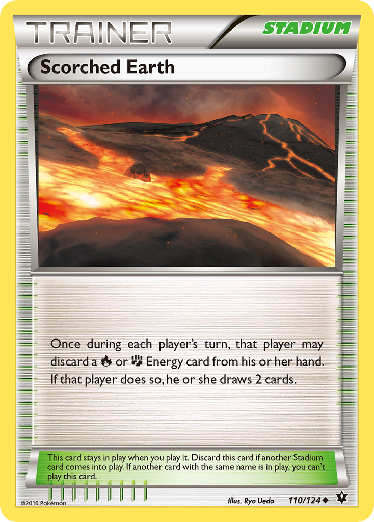 Scorched Earth (110/124) [XY: Fates Collide] | Good Games Cannington